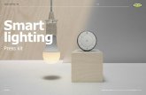 SMART LIGHTING – RP 001 Smart lighting...Un bon éclairage allie fonctionnalité, esthétique et visibilité. Il ... et compliqué d’améliorer l’éclairage à la maison. Les