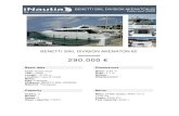 290.000 - inautia.com · BENETTI SAIL DIVISION AKENATON 62 Power boat (2002) BENETTI SAIL DIVISION AKENATON 62 € 290.000 € Basic data Type: Power boat Year : 2002 Length: 19.25