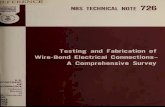 Testing and fabrication of wire-bond electrical ... · Page 8. REFERENCES 8.1.Introduction 112 8.2.Citations 113 8.3.Addresses 123 8.4.Abbreviations 124 SUBJECTINDEX 126 LISTOFFIGURES