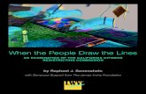 When the People Draw the Lines - The League of Women ... · rEdistriCting Commission by phael J. ra sonenshein with Generous Support from The James Irvine Foundation. When the People
