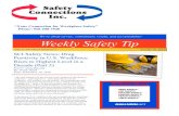 Weekly Safety Tip - Robertson Ryan & Associates, Inc. · 2016. 10. 10. · We’re about service, commitment, results, and accountability! Weekly Safety Tip Life Is All About Choices!®