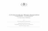 A Framework for Merger Integration Capability Assessment196519/FULLTEXT01.pdf · This master thesis, “A Framework for Merger integration Capability Assessment – A Case Study at