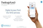 Digital Access Point into NHS services Dar… · NHS Digital West Midlands 8 NHS Sandwell & West Birmingham CCG Regional Integrated Urgent Care Team linked with NHS Dudley CCG Collaboration,