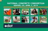 NATIONAL CONCRETE CONSORTIUM...Apr 06, 2019  · National Concrete Consortium, Denver, CO, April 2, 2019. MOT-75-12.62. FAI-SR22-23.89 CUY-480-18.42 . ... o R-2.5 Insulation outside