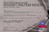 CALL FOR PAPERS 3RD SILK CITIES INTERNATIONAL …silk-cities.org/wp-content/uploads/2019/01/poster-w-programme-late… · RECOVERY AND RESILIENCE OF HISTORIC CITIES AND SOCIETIES