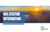 GCL SYSTEM INTEGRATION - Swan Solar€¦ · put into production in Taicang The first coal port was opened technology holdings Co., LTD was founded GCL-Poly Energy (HK. 03800) was