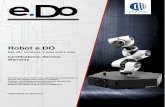 Robot e - e.DO · 2019. 5. 9. · Robot e.DO Rel. 00 - Versions: 4 axes and 6 axes Certifications, Service, Warranty Directives and reference standards according to which the Robot