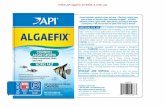 DIRECTIONS FOR USE: ALGAEFIXlegacy.picol.cahnrs.wsu.edu/~picol/pdf/WA/37373.pdfaquarium water. Repeat dose every three days until algae is controlled. Siphon or scrape any dead algae