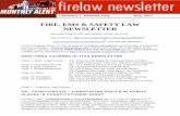 FIRE, EMS & SAFETY LAW NEWSLETTER · marketed anatabloc, a nutritional supplement made from anatabine, a compound found in tobacco. Star Scientific hoped to obtain Food and Drug Administration