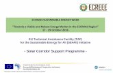 EU Technical Assistance Facility (TAF) for the Sustainable ... · EU Technical Assistance Facility (TAF) for the Sustainable Energy for All (SE4All) Initiative - Solar Corridor Support
