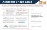 Academic Bridge Camp · 2020. 6. 24. · Southern Highlands Preparatory School –School-Age Camp 2020 Academic Bridge Camp 1 New this year, our Academic Bridge Camp will help students