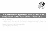 Comparison of spectral models for disc · Sombreros and lampposts, Bern 11 M. Dziełak - Analysis of GX 339-4 during its hard state Hard state Soft state Hard state Hard state Gilfanov,