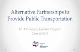 Alternative Partnerships to Provide Public Transportation...8000000 10000000 12000000 14000000 16000000 18000000 20000000 2011 2012 2013 2014 2015 2016 U.S. Vehicle Sales U.S. Vehicle