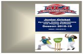 MACKAY CRICKET ASSOCIATION INC.mackaycricket.qld.cricket.com.au/files/12853/files/Rules Outdoor/Ju… · Cricket Australia – Code of Behaviour for Players and Player Support Personnel
