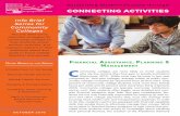Supporting Student Success through Connecting Activities ... · Students need to know what inancial aid op-tions are available to cover their education ex-penses and how to access
