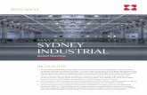 SYDNEY INDUSTRIAL - Knight Frank...Sydney Industrial market continues to be driven by transport and logistics companies, in particular the air freight industry. Most leasing requirements
