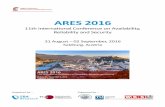 ARES 2016 - ARES Conference · papers. CD-ARES 2016 provides a good mix of topics ranging from knowledge management and software security to mobile and social computing. Machine learning