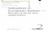 Valuation European forestsaei.pitt.edu/92001/1/results_IEEAF_test.pdf · 2017. 10. 18. · 2 EUROPEAN COMMISSION THEME 2 Economy and finance Valuation of European forests — Results