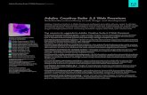 Adobe Creative Suite 5.5 Web Premium Datasheet...Photoshop CS4 Extended • Content-Aware Scaling •Smootherrotation,panning, and zooming Acrobat 9 Pro • PDF ortfolios Adobe Bridge