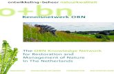 Kennisnetwerk OBN · Third print with update August 2019 MULTIDISCIPLINARY KNOWLEDGE EXCHANGE CONNECTING PROBLEM ORIENTED PRACTICE-ORIENTED SCIENCE-BASED NATURE MANAGEMENT NATURE