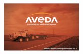 Investor Presentation November 2013s2.q4cdn.com/093584566/files/doc_presentations/...COMPANY OVERVIEW 3. Management David Werklund – Executive Chairman Has been the Chairman of Aveda