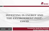 INVESTING IN ENERGY AND THE ENVIRONMENT POST- COVID...Sep 03, 2020  · Promoting energy efficiency, clean manufacturing, high-speed rail, zero-emission vehicles, and other innovations