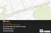 Bloor West Village HCD Study Community Advisory Group ... · Landscape and Views: Heritage landscape components concentrated at east and west ends of Study Area. Few heritage landscape