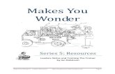 Makes You Wondermakesyouwonder.yolasite.com/resources/Makes You Wonder 5.pdf · In this fifth series of Makes You Wonder, a truckload of RESOURCES will provide you with essential