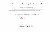 RIVERDALE HIGH SCHOOL€¦  · Web viewMission Statement . The mission of Riverdale High School is to maintain a comprehensive educational program in a safe learning environment