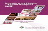 Systematic Voters' Education and Electoral Participation ...maharashtracivilservice.org/feedfiles/541599efb2904.pdf · 1.2. DeCoDIng sVeeP 1.2.1. sITuaTIon analYsIs The systematic