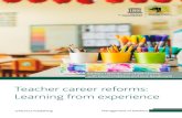 Teacher career reforms: Learning from experience · International Institute for Educational Planning International Institute for Educational Planning The views and opinions expressed