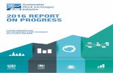 2016 REPORT ON PROGRESS - Finance Initiative · 2030 Agenda and 17 Sustainable Development Goals (SDGs), markets have an internationally agreed upon framework for contributing to