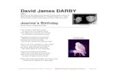 David James DARBYmichaeldarby.net/DarbyFamilyPoetry.pdf · battle of El Alamein. His final major contribution to WWII was to lead New Zealand troops into Trieste in May 1945, and