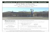 REEMAN COMMERCIAL REAL ESTATE For Sale or Lease€¦ · Traffic Count: North Point Blvd 19,000 University Parkway 35,000 Directly across from future District 1 Police Station Sale
