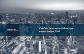 Clairfield International Germany Annual review 2016 · Feasibility analysis Divestitures, spin-offs and carve outs Valuations and fairness opinions Capital solutions Financial sponsor