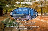 July 7 - 12, 2019 Atlanta, Georgia · o One(1) flyer or promotional item (provided by the patron) in attendee’s registration package. o Recognition at the symposium and on the symposium
