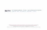 STANDARDS FOR ACCREDITATION · accreditation process in a variety of ways, but because content standards vary among schools, states, and overseas locales, it is not possible to designate
