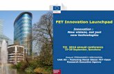 FET Innovation Launchpad - tii.org · Innovation : New visions, not just new technologies. 2 Excellent Science 24,2 B€ Industrial Leadership 16,5B€ Societal Challenges 28,6 B€