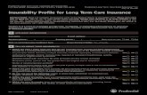 Ł for Insurability Profile for Long Term Care Insurance · Insurability Profile for Long Term Care Insurance Caution: It is a crime to knowingly provide false, incomplete, or misleading