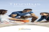 Tinnitus - starkeymea.com€¦ · Tinnitus can occur at any age, and may begin suddenly or progress gradually1 The most common causes of tinnitus are:2 - Noise exposure (e.g., from