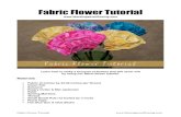 Fabric Flower Tutorial - Blessings Overflowing...You can quickly create a bouquet of flowers. Or have a single flower in a bud vase. Fabric Flower Tutorial Star Templates Use the templates