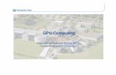 GPU-Computingportal.tpu.ru/SHARED/a/AXOENOWSW/Publications_rus/Tab5/gpu.pdf · Parallelverarbeitung mit GPUs Start of GPU-Computing 4 First Languages for Shading • RenderMan Shading