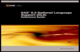 SAS 9.3 National Language Support (NLS) Reference Guidesupport.sas.com/documentation/cdl/en/nlsref/63072/PDF/...2003/11/07  · What's New in the SAS 9.3 National Language Support