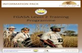 FGASA Level 2 Training Programme - WordPress.com · 2013. 9. 2. · • FGASA-membership • Level 2 workbook & study material ordered • Logbook completed with necessary experienced