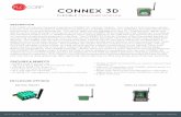 CONNEX 3D™ Flexible Cellular Module Data Sheet€¦ · FLO-CORP introduces the patent pending CONNEX 3D™ Cellular Modem. The industry’s first process cellular monitor that communicates