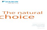 DAikin AlthermA low-temperAture heAt pump...Daikin Altherma low temperature maintains its high heating capacities down to low outdoor temperatures. The electrical back-up heater assistance