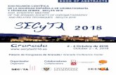 BOOK OF ABSTRACTS XVIII SCIENTIFIC MEETING OF ...wpd.ugr.es/~secyta2018/wp-content/uploads/2018/10/Book...meeting, presenting their advances in the commercial exhibition, offering