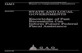 GAO-11-401 State and Local Governments: Knowledge of Past ...state and local governments may have difficulties providing services. To mitigate the effect on services from declining
