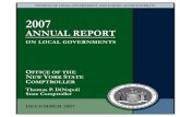 Annual Report on Local Governments - 2007 - osc.state.ny.us · The State of Local Governments The fiscal health of New York’s local governments continues to be driven by two major