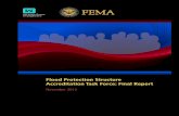 Flood Protection Structure Accreditation Task Force: Final ...€¦ · flood protection structure accreditation task force: final report nfip requirements and relation to usace activities